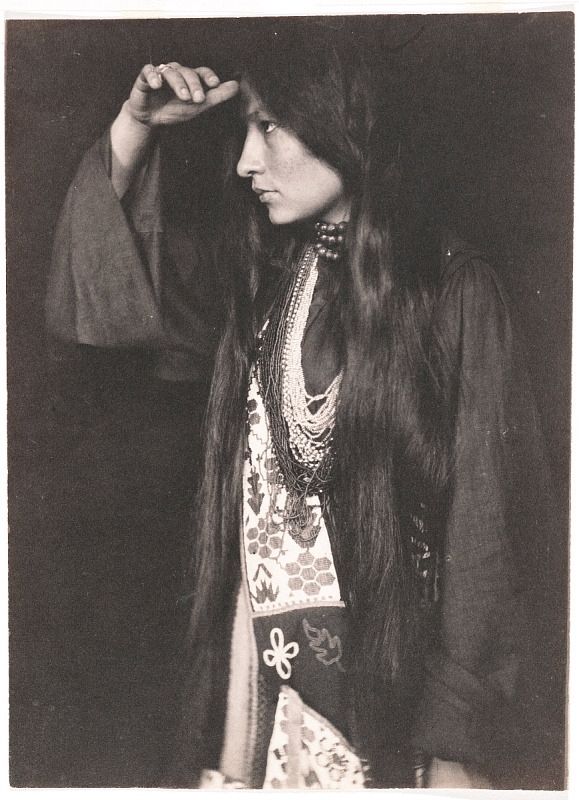 <i>Zitkala Sa, Sioux Indian and activist</i> image. Click for full size.