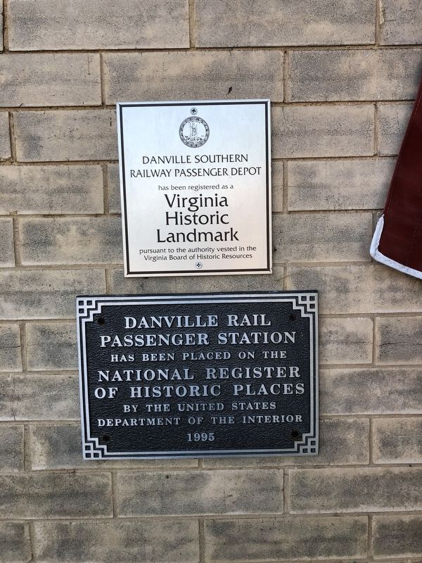 Danville Rail Passenger Station Marker image. Click for full size.