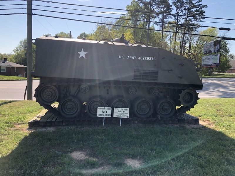 Nearby personnel carrier display image. Click for full size.