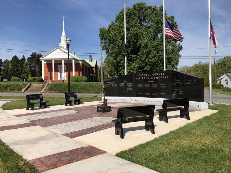 Caswell County Veterans Memorial image. Click for full size.