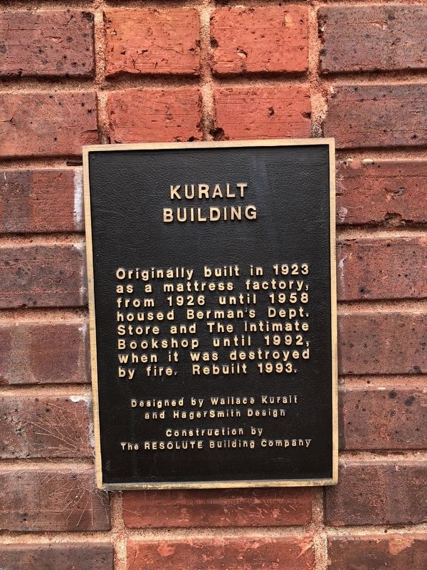 Kuralt Building Marker image. Click for full size.