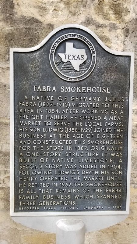 Fabra Smokehouse Marker image. Click for full size.