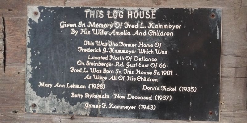This Log House Marker image. Click for full size.