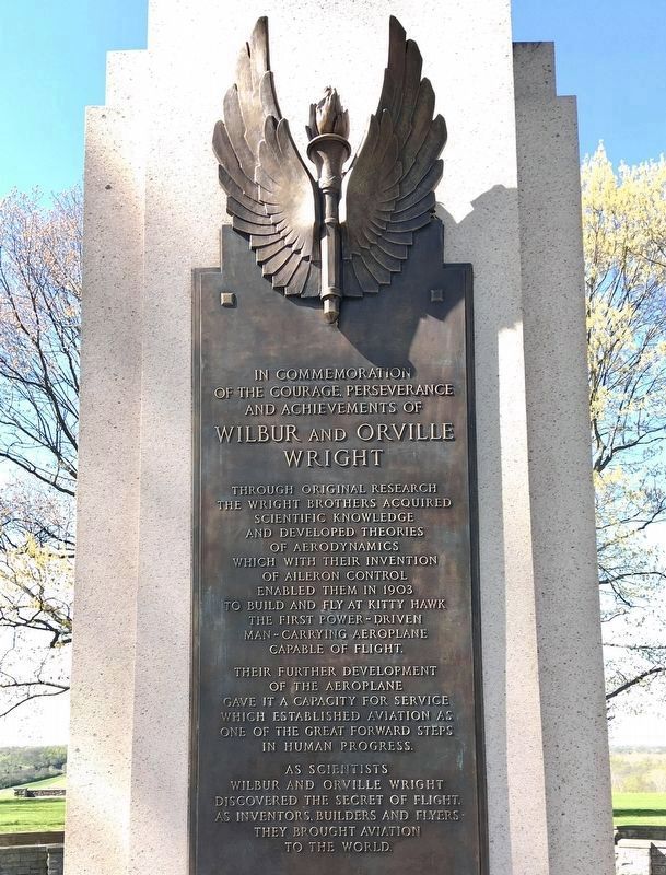 Wilbur and Orville Wright Marker. Click for full size. Wilbur and Orville Wright Marker image. Click for full size.