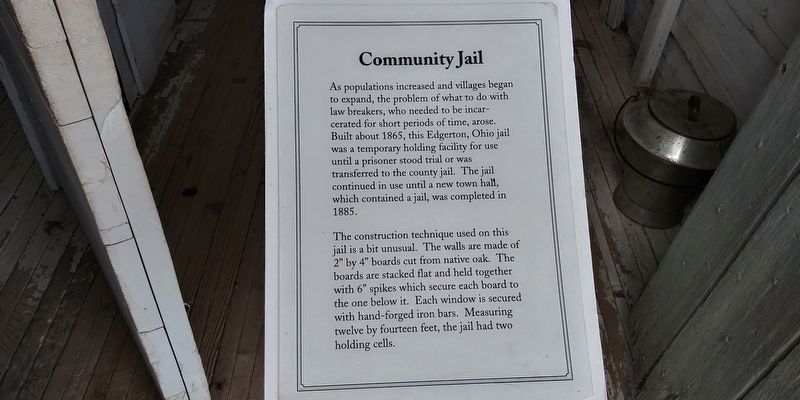 Community Jail Marker image. Click for full size.