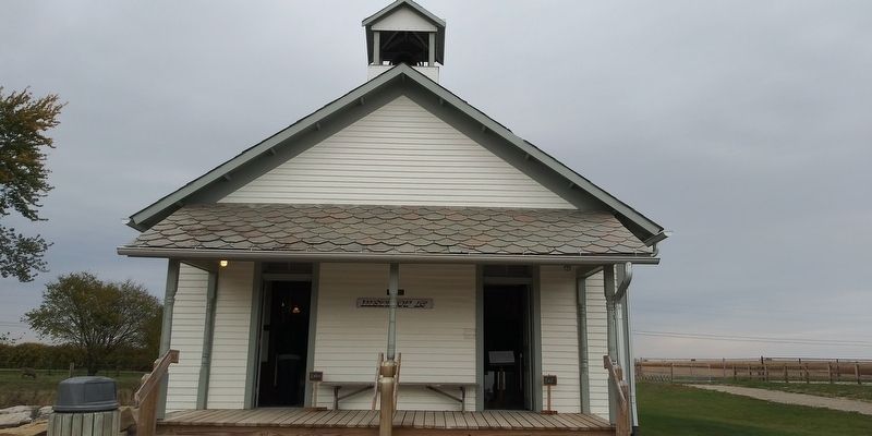 District 16 Schoolhouse Marker image. Click for full size.
