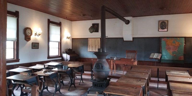 District 16 Schoolhouse Marker image. Click for full size.
