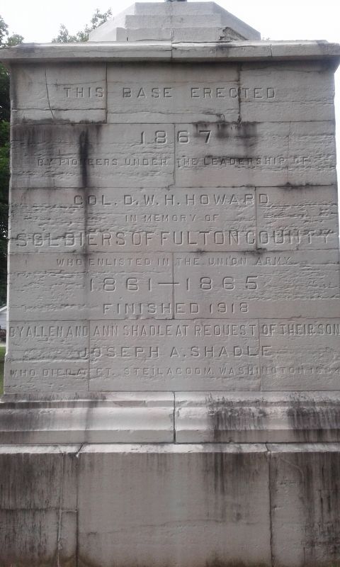 Soldiers Of Fulton County Civil War Memorial. Click for full size. Soldiers Of Fulton County Civil War Memorial image. Click for full size.