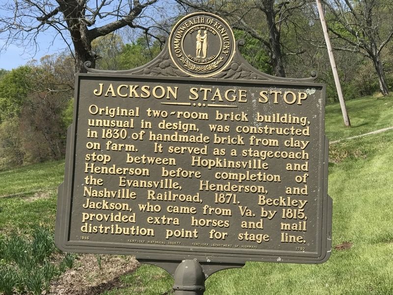 Jackson Stage Stop Marker image. Click for full size.