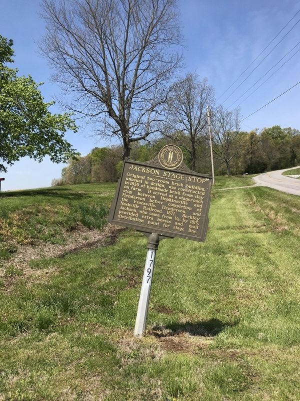 Jackson Stage Stop Marker image. Click for full size.