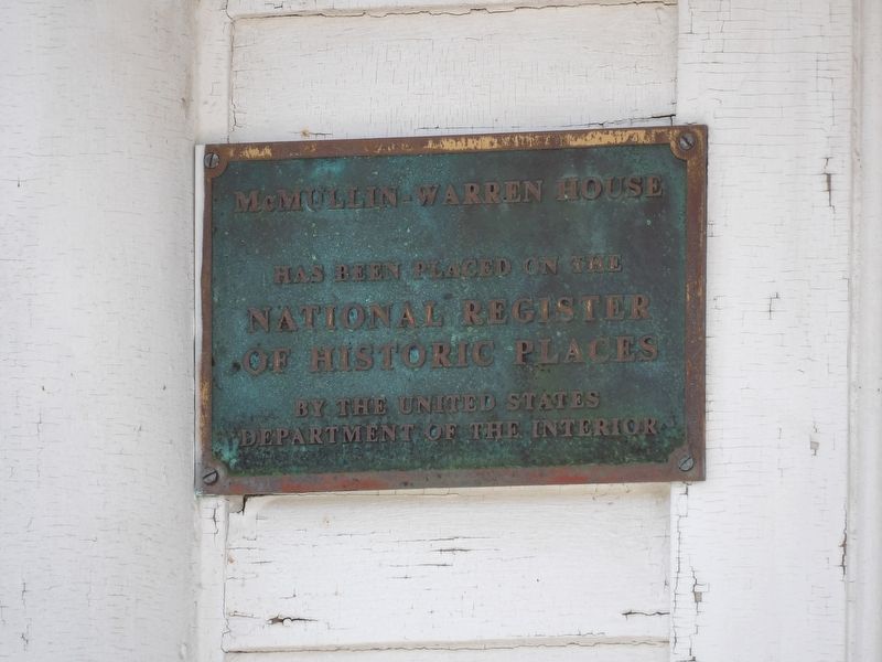 McMullin-Warren House Marker. Click for more information. McMullin-Warren House Marker image. Click for more information.