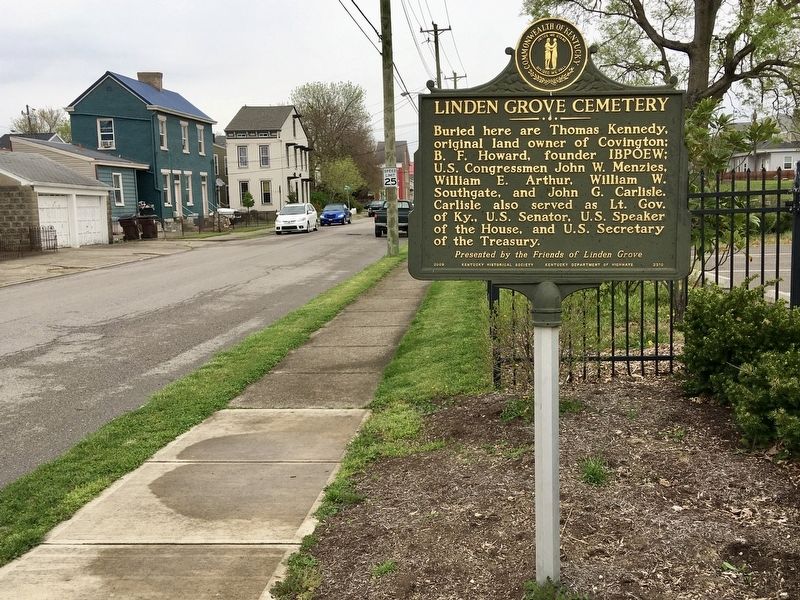 Linden Grove Cemetery Marker image. Click for full size.