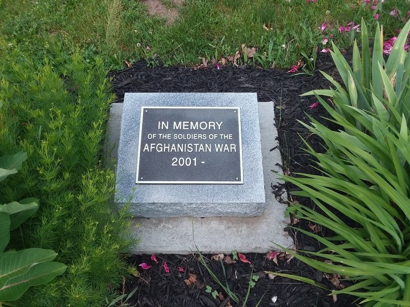 Afghanistan War Memorial image. Click for full size.