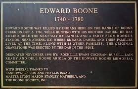 Edward Boone 1740- 1780 Marker image. Click for full size.