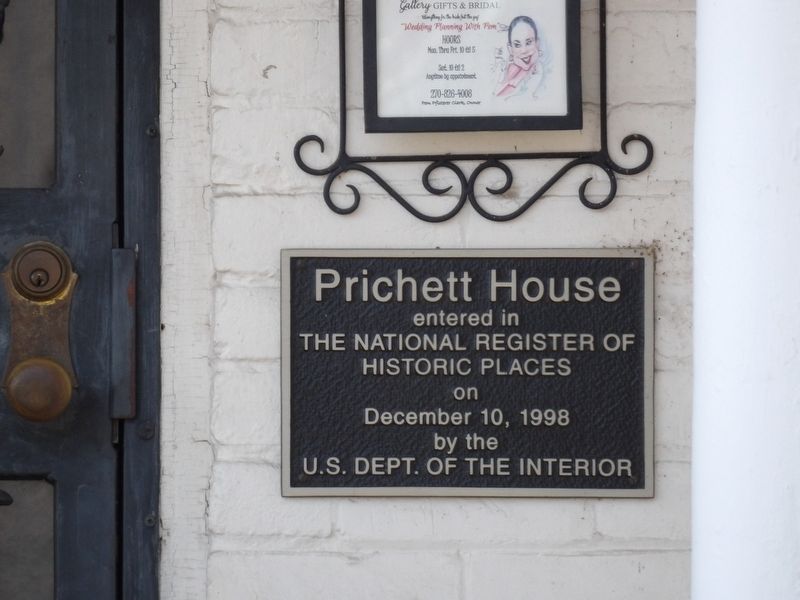 Prichett House Marker image. Click for more information.