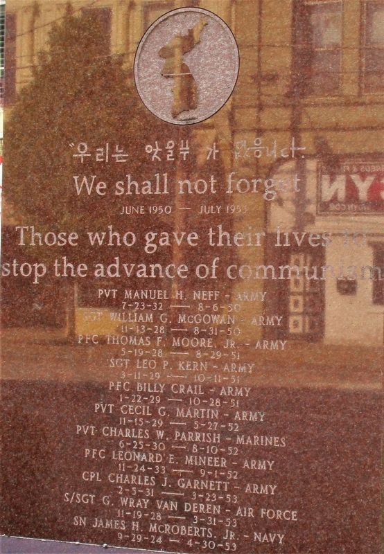 Korean War Memorial image. Click for full size.