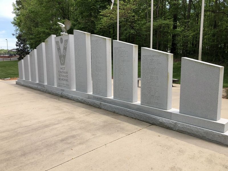 West Chatham Veterans Memorial image. Click for full size.