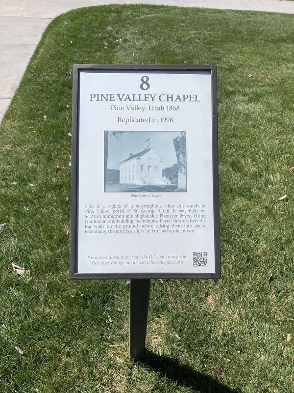 Pine Valley Chapel Marker image. Click for full size.