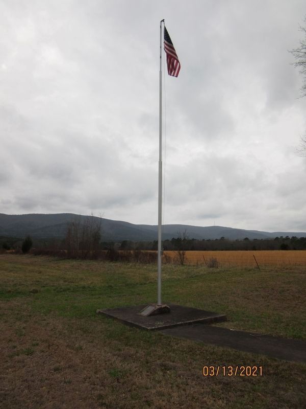 U.S. Highway 259 Marker and Flag image. Click for full size.