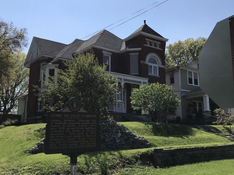 Home of Lucy Furman Marker image. Click for full size.