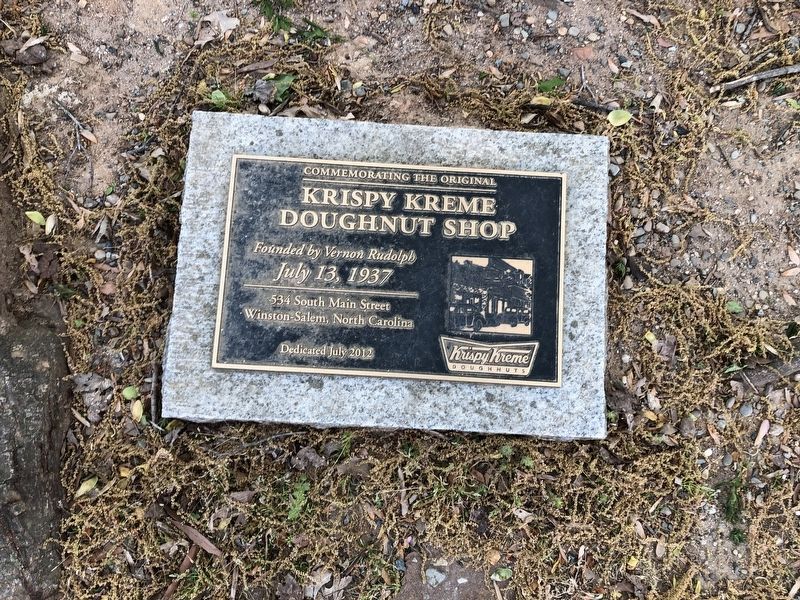Original Krispy Kreme Doughnut Shop Marker image. Click for full size.