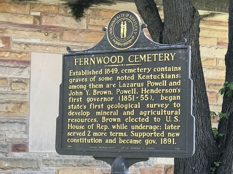 Fernwood Cemetery Marker (Side A) image. Click for full size.