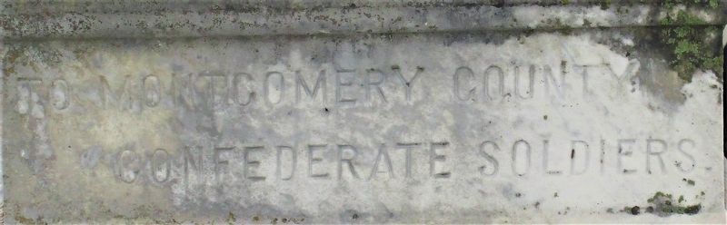Montgomery County Confederate Monument. Click for full size. Montgomery County Confederate Monument image. Click for full size.