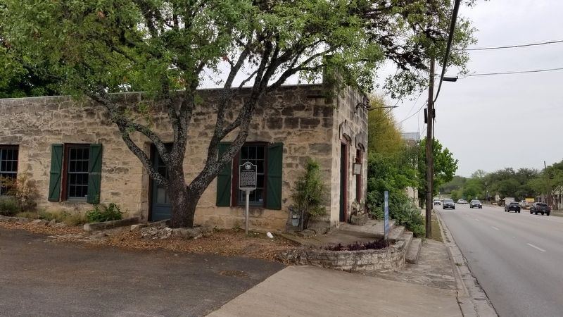 The view of the Weyrich Building and Marker from the street image. Click for full size.