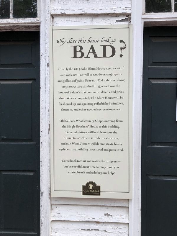 Supplementary plaque on the house. Click for full size. Supplementary plaque on the house image. Click for full size.