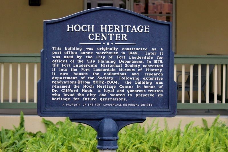 Hoch Heritage Center Marker image. Click for full size.