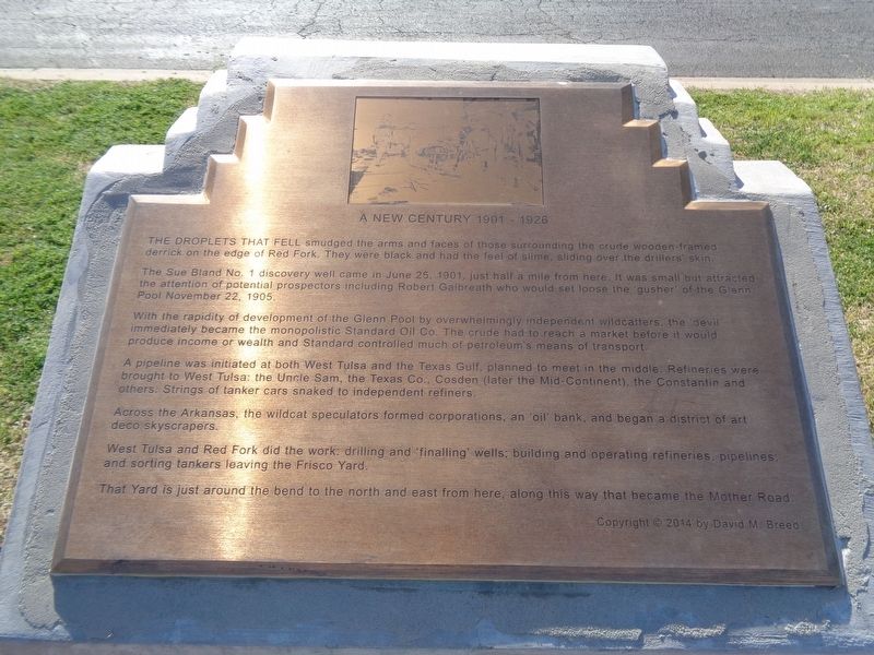 A New Century 1901-1926 Marker. Click for full size. A New Century 1901-1926 Marker image. Click for full size.