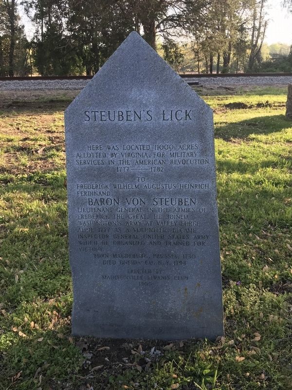Steuben's Lick Marker image. Click for full size.