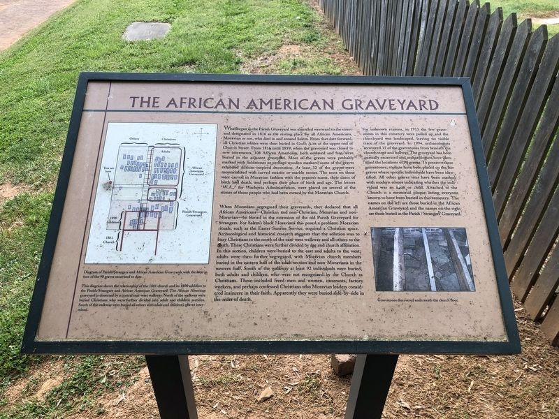 The African American Graveyard Marker image. Click for full size.