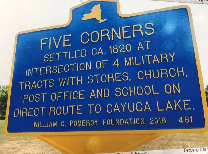Five Corners Marker. Click for full size. Five Corners Marker image. Click for full size.