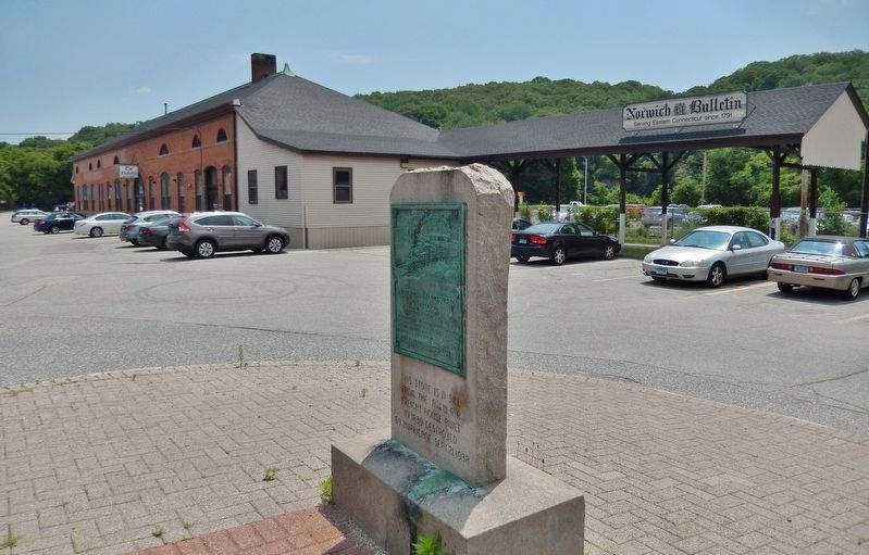 Norwich and Worcester Railroad Marker image. Click for full size.