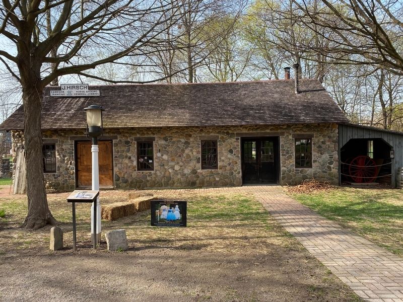 Hirsch Blacksmith Shop Marker image. Click for full size.