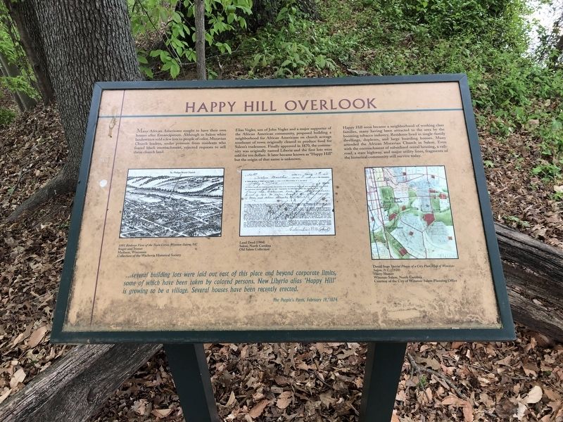 Happy Hill Overlook Marker image. Click for full size.