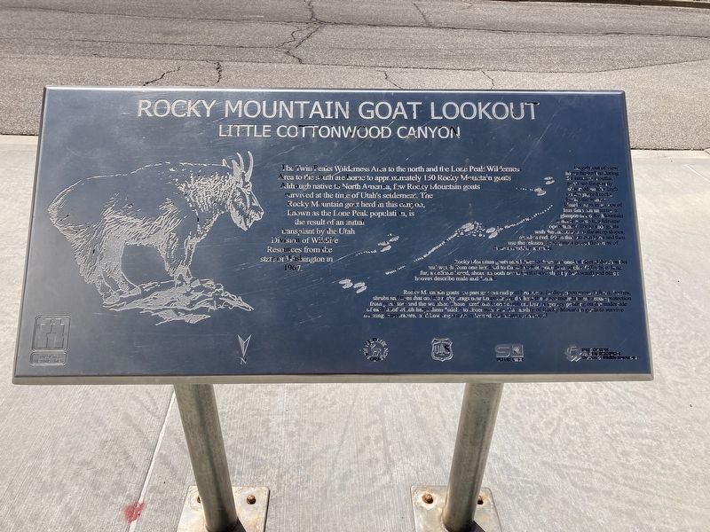 Rocky Mountain Goat Lookout Marker image. Click for full size.