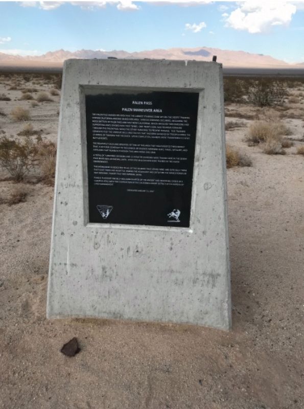 Palen Pass Marker image. Click for full size.
