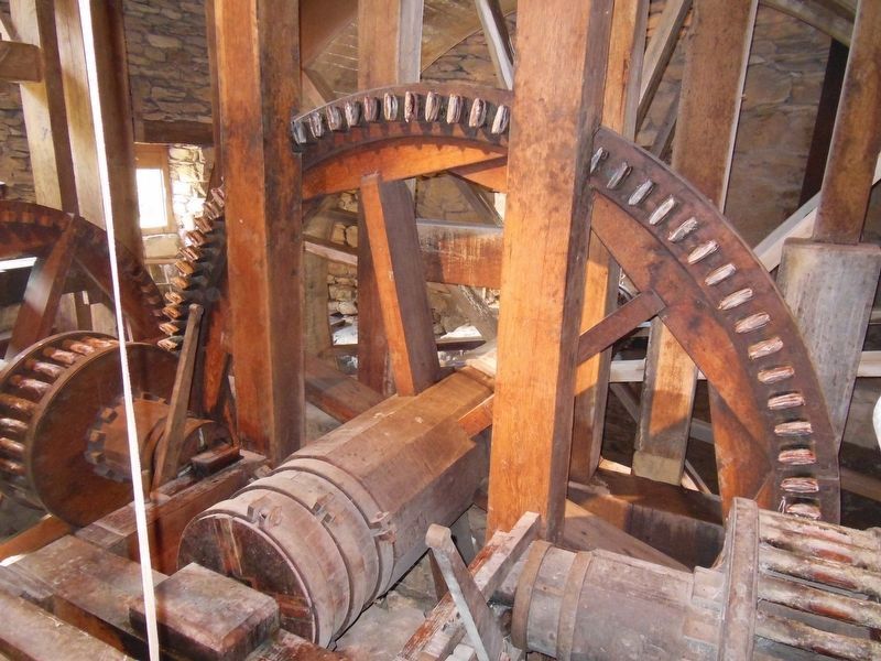 Inside The Burwell-Morgan Water-Powered Mill image. Click for full size.