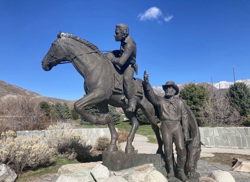 National Pony Express Monument image. Click for full size.