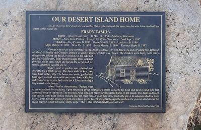 Our Desert Island Home Marker image. Click for full size.