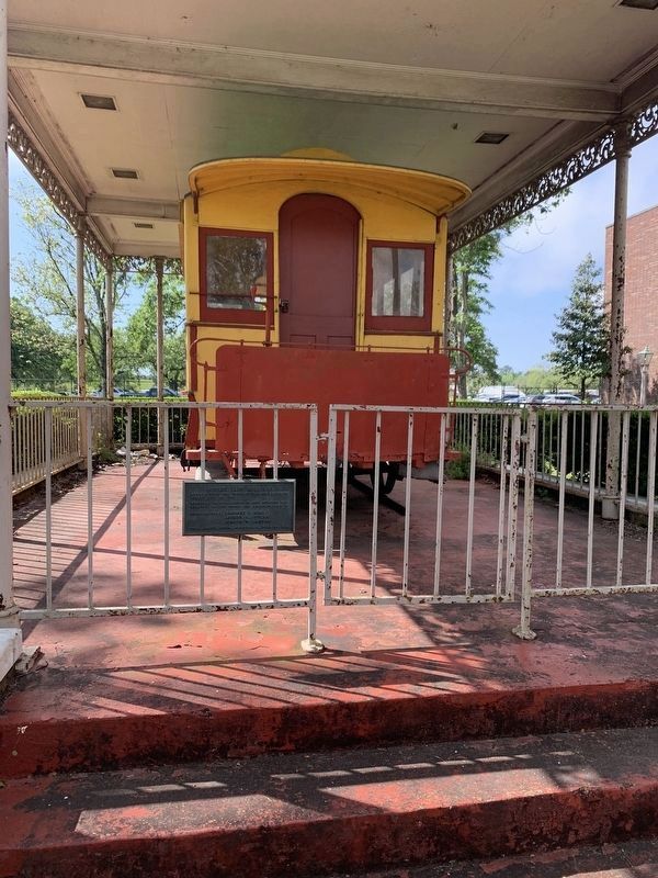 Mobile's Last Mule Car and Marker. Click for full size. Mobile's Last Mule Car and Marker image. Click for full size.