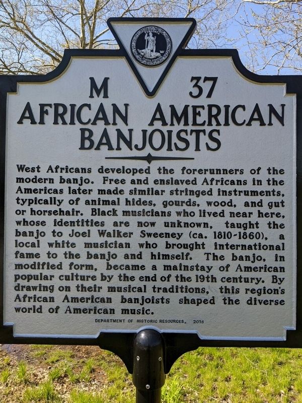 African American Banjoists Marker image. Click for full size.