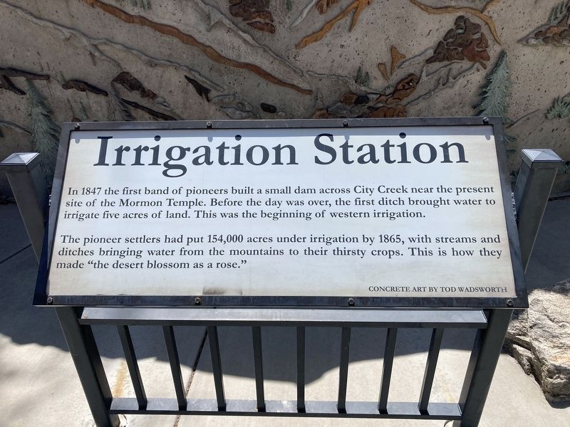 Irrigation Station Marker image. Click for full size.