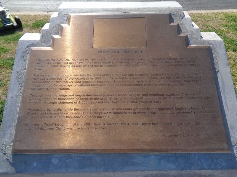 Transition 1866-1901 Marker. Click for full size. Transition 1866-1901 Marker image. Click for full size.