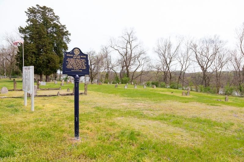 Cedarville Cemetery and Marker image. Click for full size.