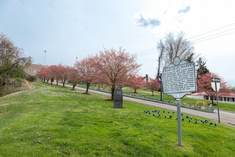 Raid on St. Marys Marker. Click for full size. Raid on St. Marys Marker image. Click for full size.