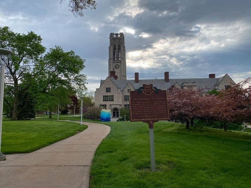 The University of Toledo Marker. Click for full size. The University of Toledo Marker image. Click for full size.