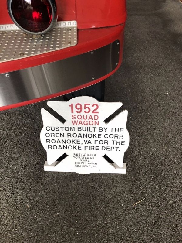 1952 Squad Wagon Marker image. Click for full size.